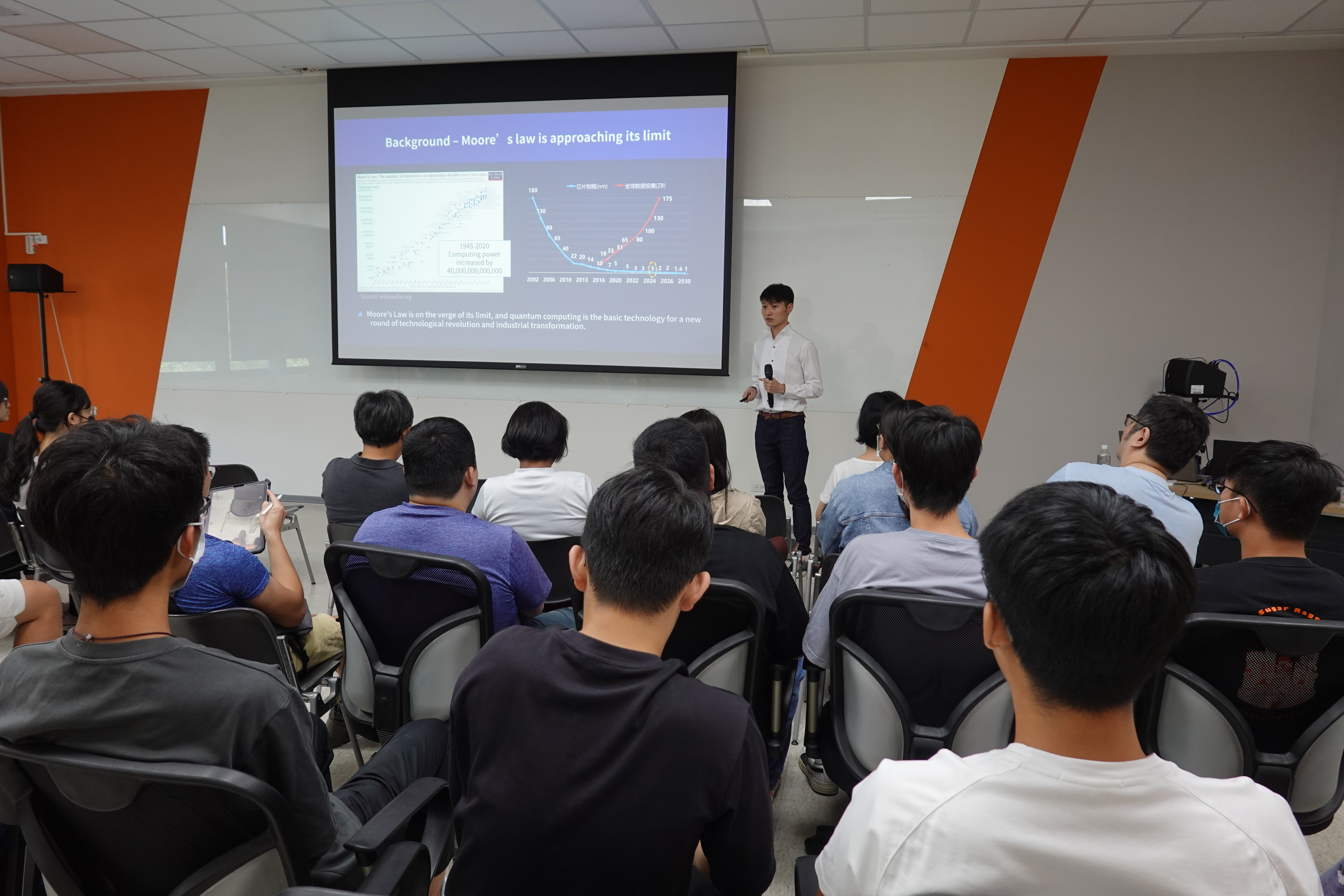 中原大學邀請量子計算專家張景泰博士，分享前沿的量子技術見解。