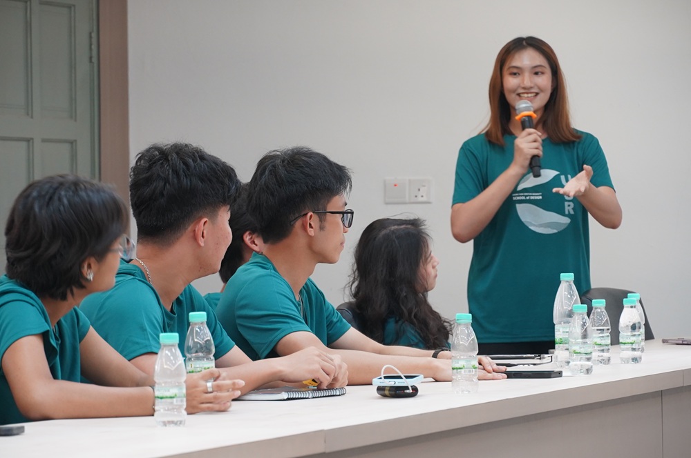 03 中原大學學生洪幸妤分享基地踏查與跨文化交流的學習成果,從中獲得全新的設計思維與場域觀察視角。