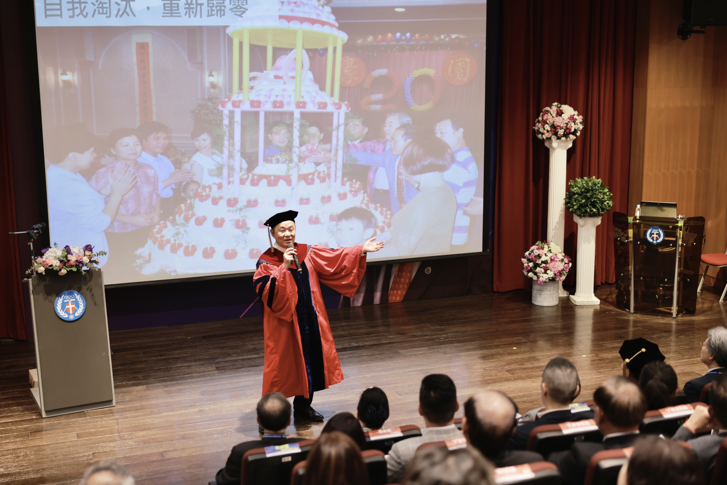 中原大學智慧薪傳學院講座邀請林齊國主講：「難民林齊國的人生體驗與成長之路」，分享心路歷程。
