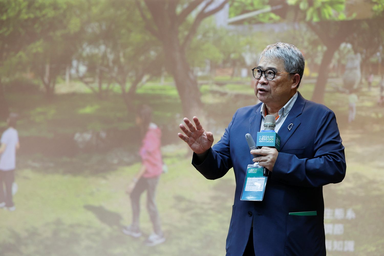06 中原大學陳其澎教授分享埤圳水文化與企業ESG融合的永續實踐案例。
