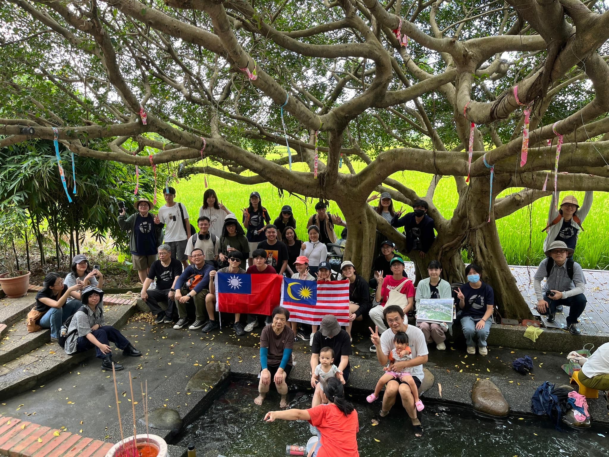 中原大學與UCSI跨國師生與在地社區共同實作，產生緊密互動。