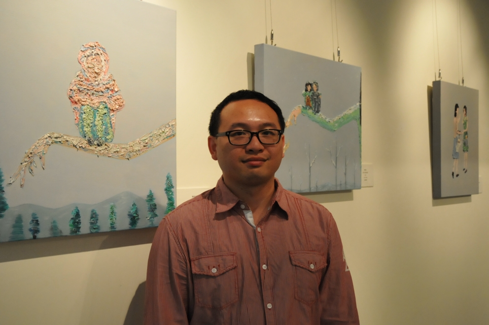 藝術家陳奎延展出「情緒層」