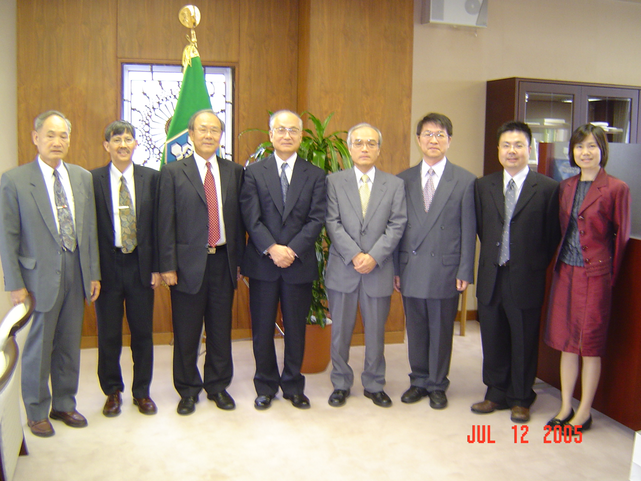 理學院與日本新潟大學師長合影