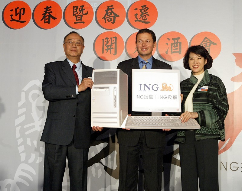 校長與ING貴賓合影