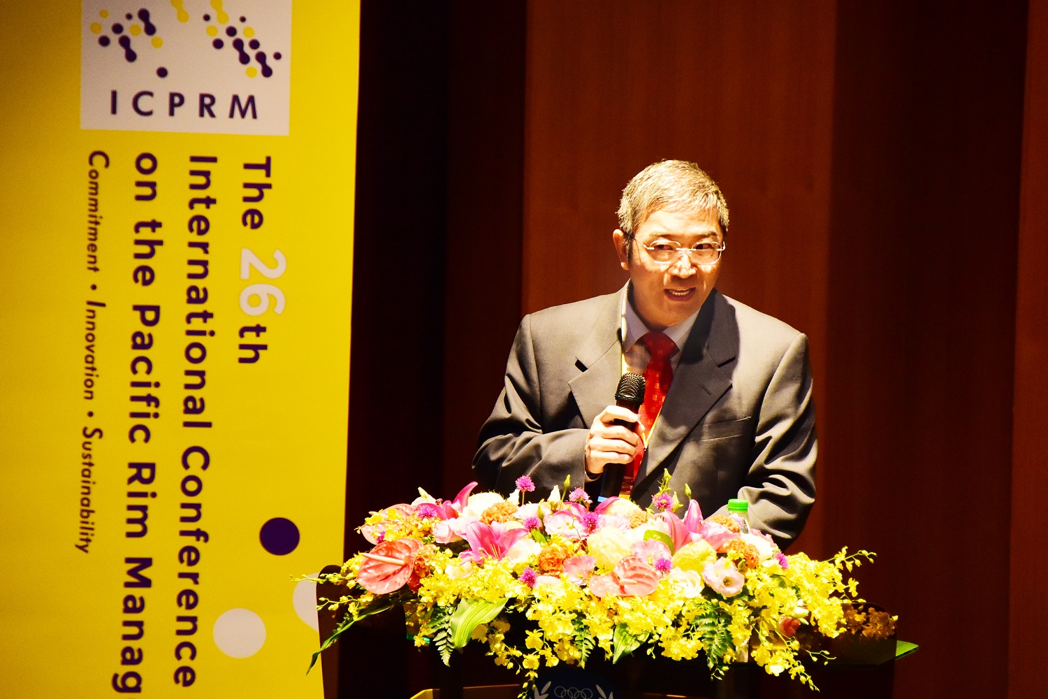 政治大學校長周行一專題演講