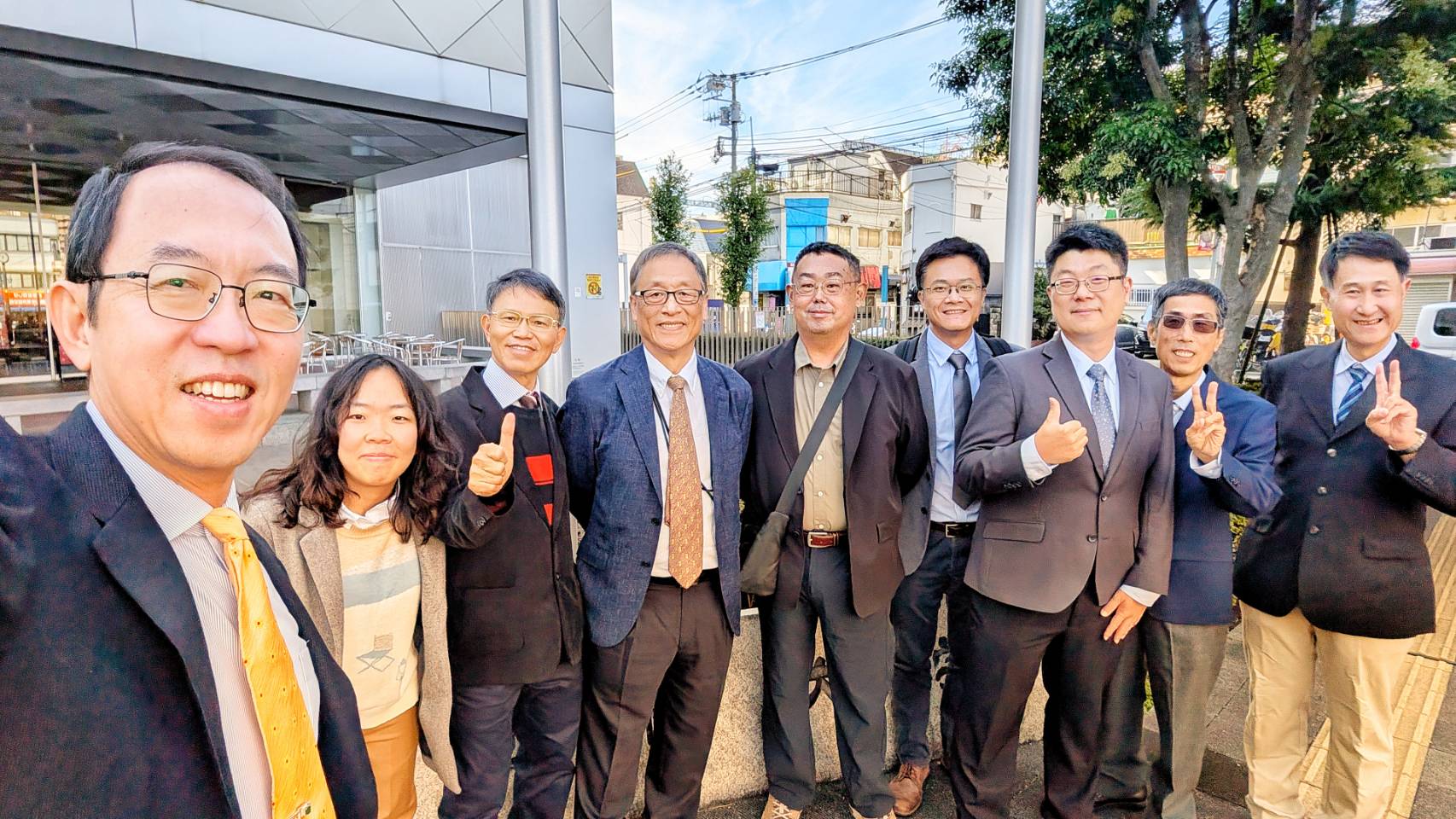 中原代表參觀東京電機大學學園祭現場，感受濃厚校園氛圍。