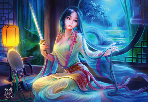 藉由歌劇《杜蘭朵》中的詠嘆調為靈感，「公主，徹夜未眠」系列展現了強烈的光影對比