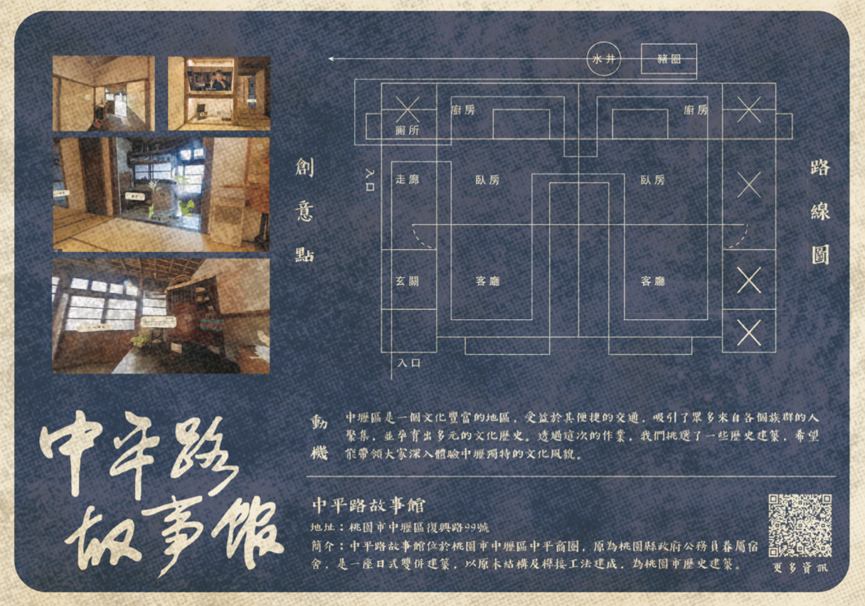 與桃園藝文陣線等在地藝術團體合作，成功將桃園市中壢區豐富的多元文化與現代科技結合