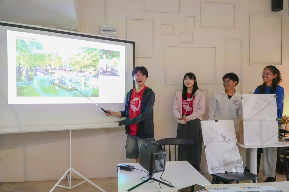 台馬學生分享走讀太平後的觀察與議題方向，展現青年視角與行動思考。