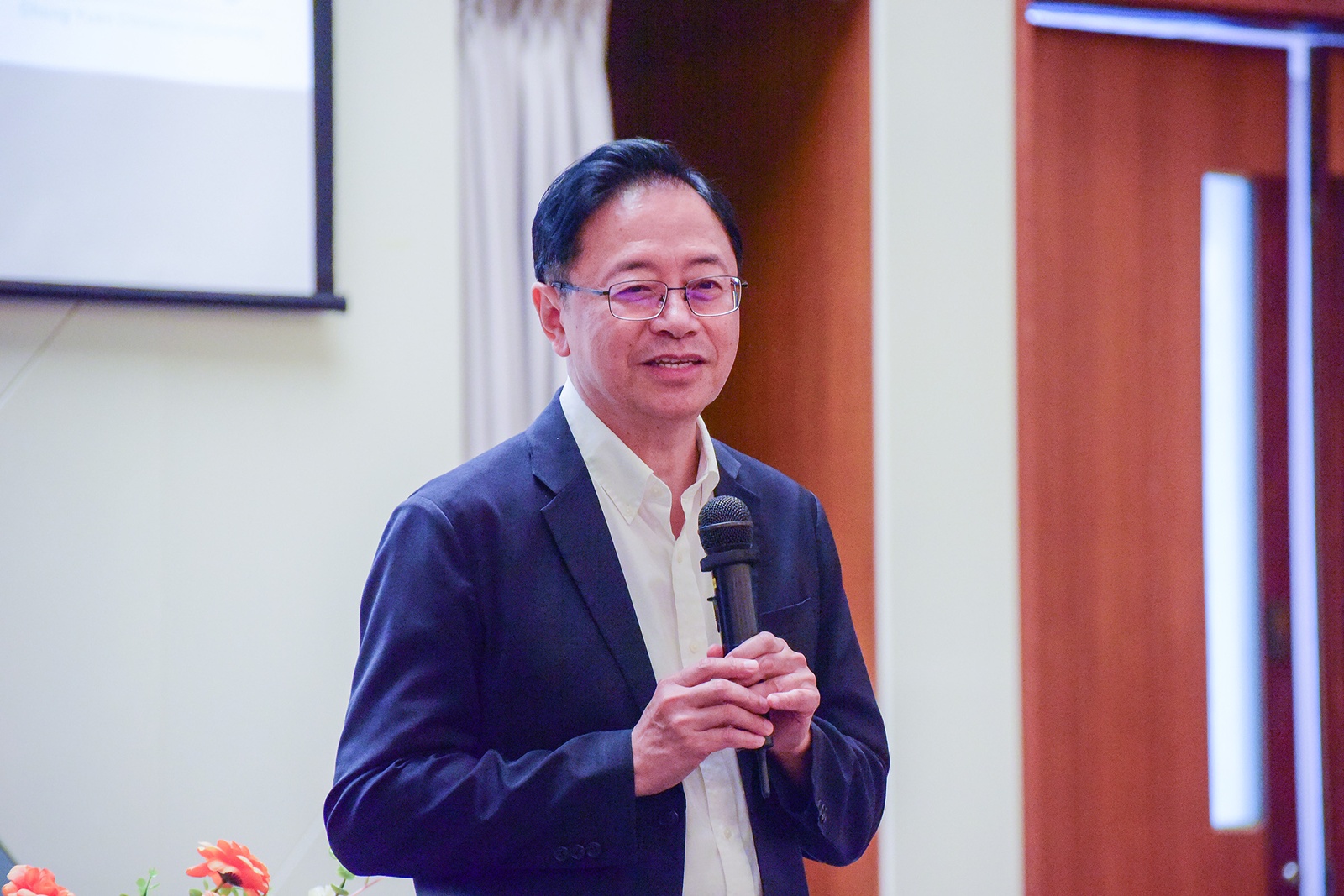 桃園市長張善政出席致意，肯定中原大學對產業轉型的貢獻，並期盼擴大城市與大學的創新能量。