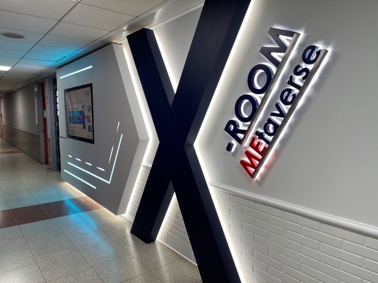 機械系智慧元宇宙教室X-room Metaverse。