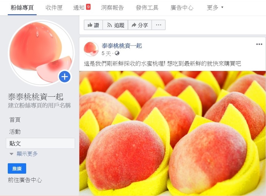 資管系開設資訊管理課程，協助原鄉部落推廣水蜜桃。