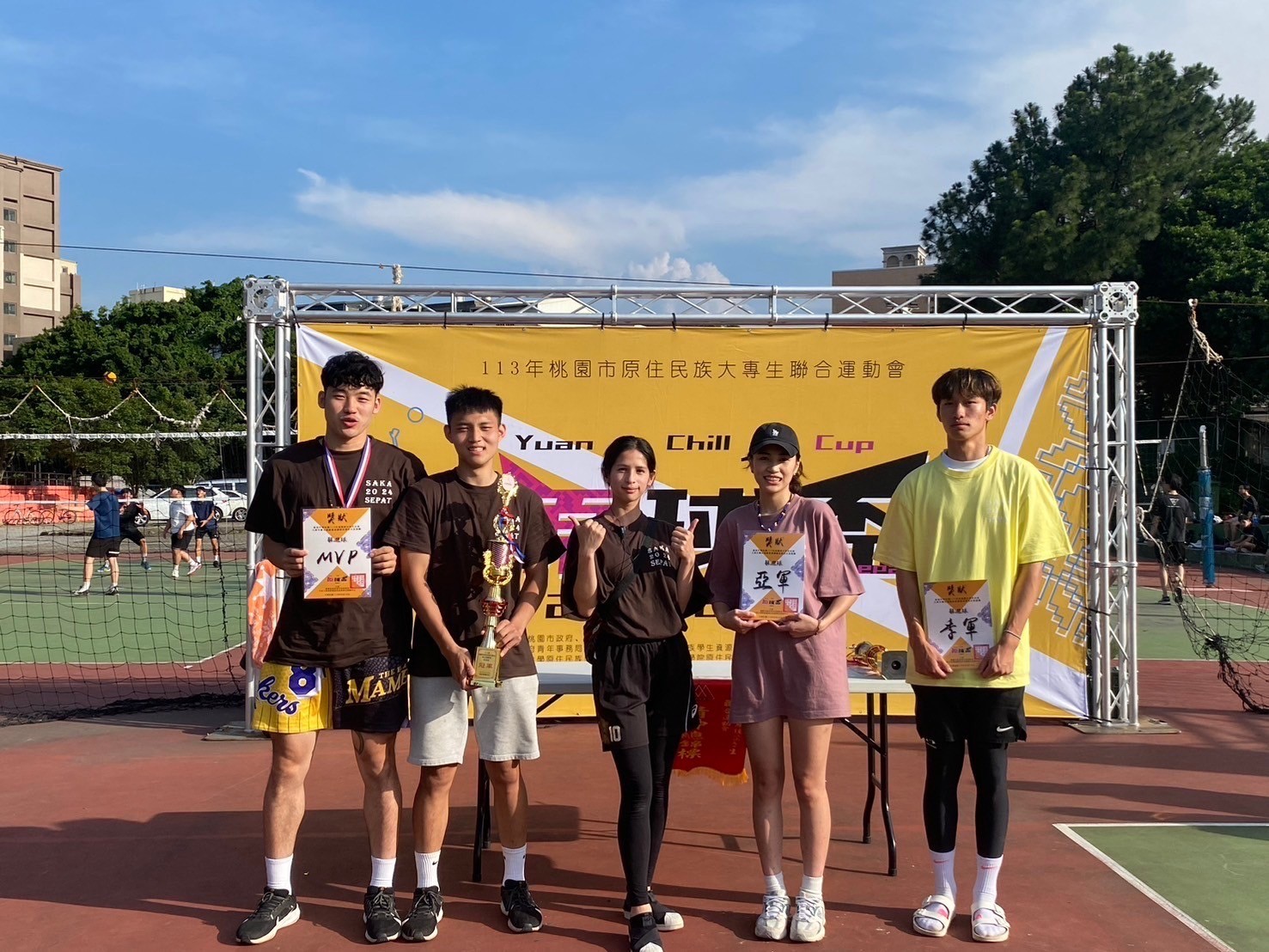 中原大學在第四屆原球盃賽事成績亮眼，共獲三座冠軍獎座