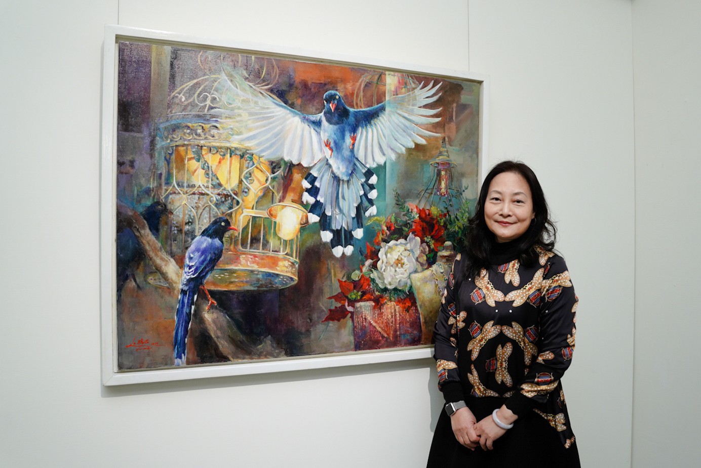 羅瑋君具有豐富展覽經驗，近年更屢獲畫界大獎