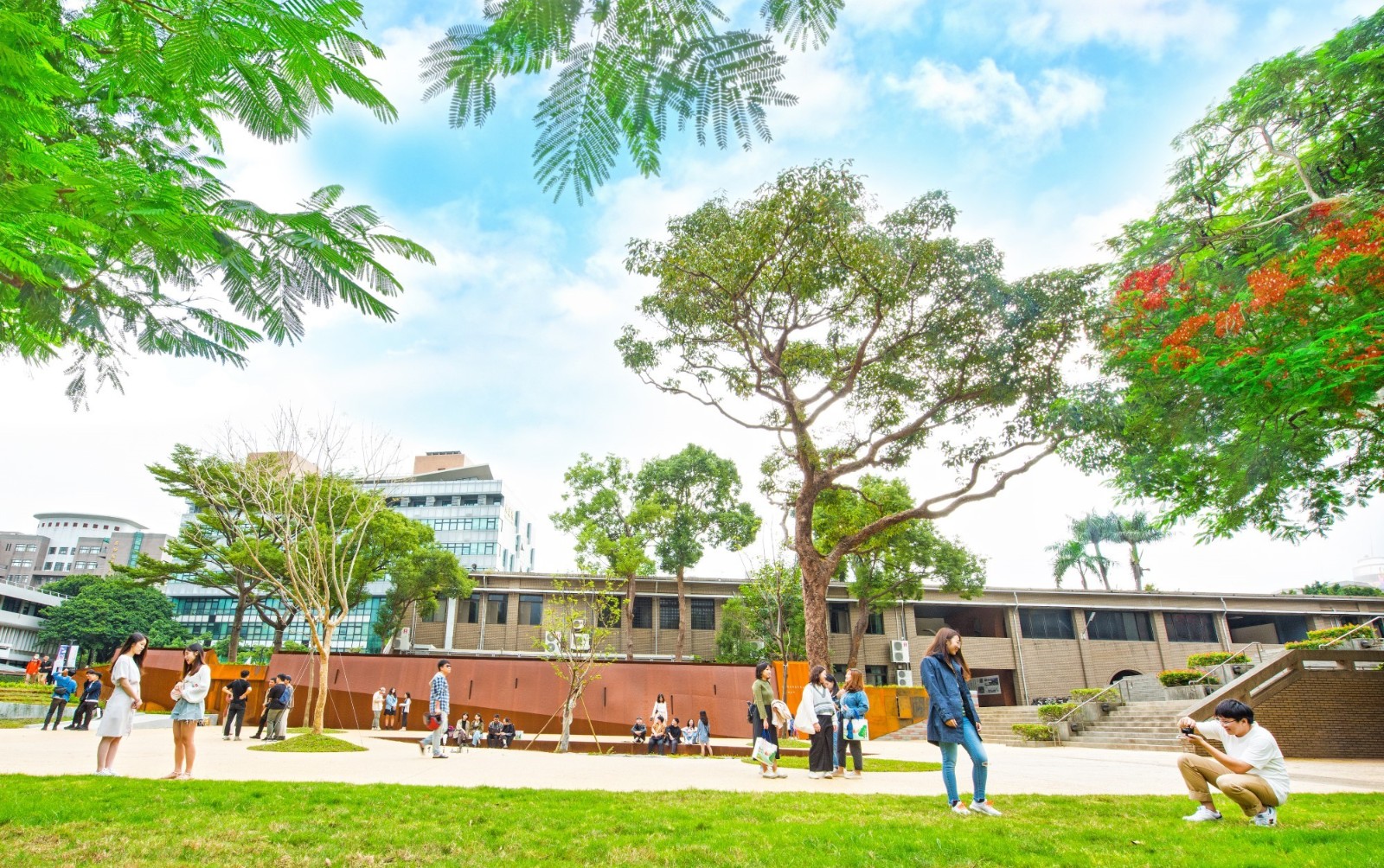 中原大學校園景觀「泉源之谷」設計案近日榮獲國際級景觀大獎LILA「校園類」首獎