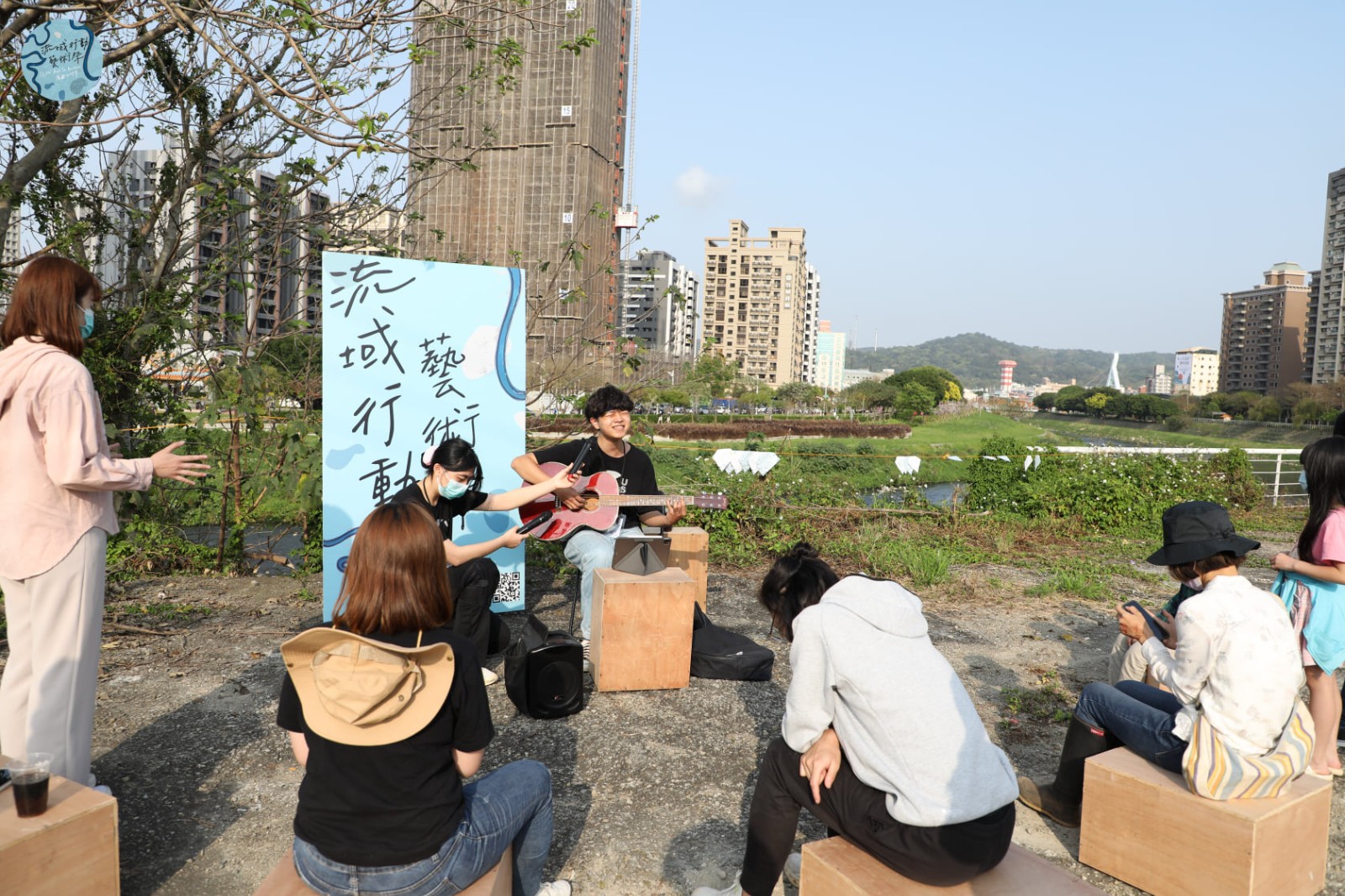 開幕活動在南崁溪畔進行棲地復育的「青鳥森林」進行
