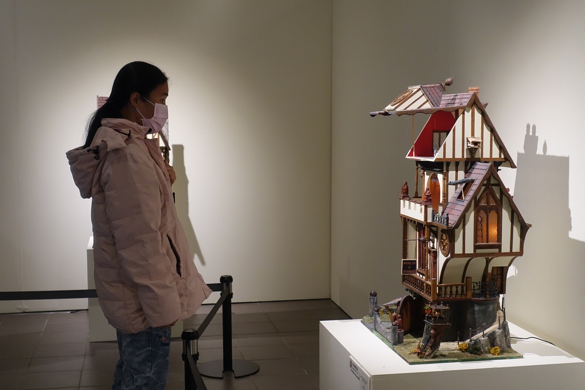 展覽開幕當天，藝術家Gerry Welch親自導覽作品與創作理念