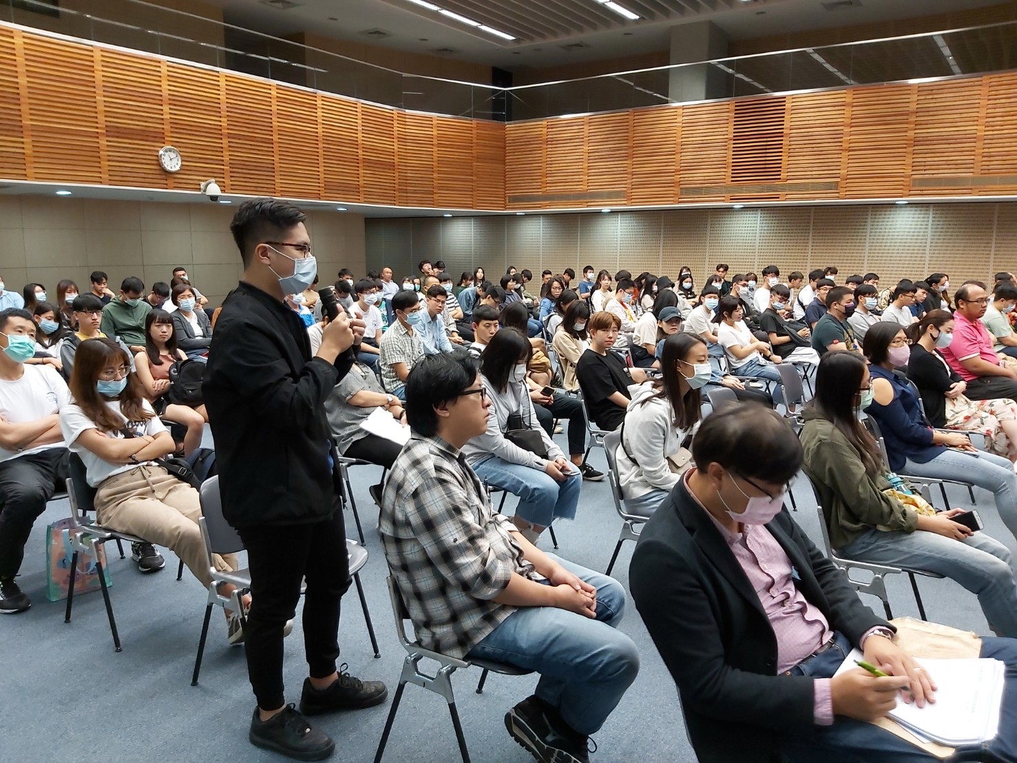 秘書室與學務處於11月20日在宗倬章紀念廳擴大舉辦「校園空間安全檢視說明會」，邀請師生一同參與