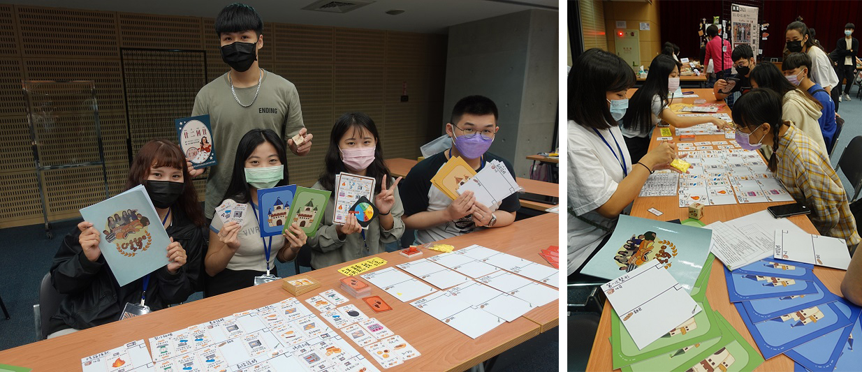 「Coffee 19 王國」桌遊，將艱深晦澀的術科內容以原創卡牌搭配圖示幫助學生記憶，讓實體操作更精熟。