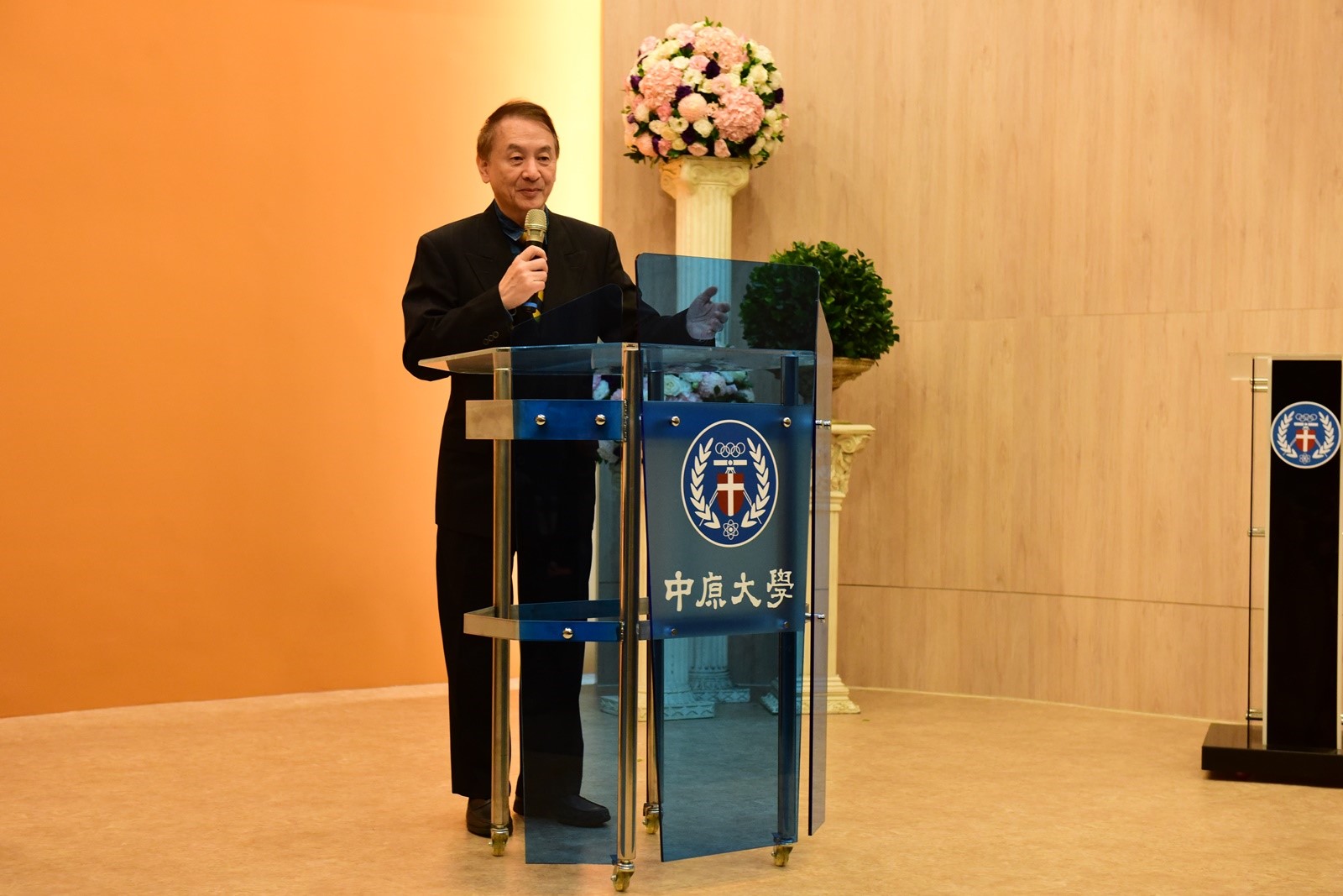 張光正校長在致詞時再次讚揚林榮渠先生為台灣大地工程技術發展的努力與奉獻
