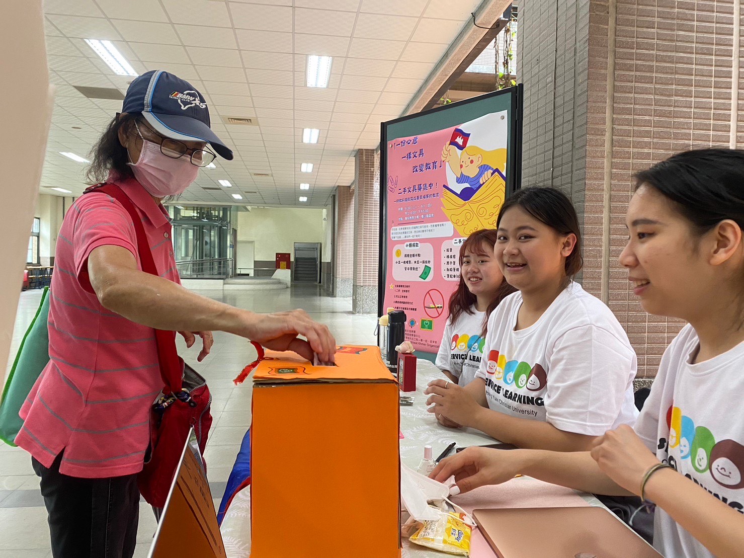 8月將帶著在臺灣募集的物資用品及募款，再度啟程柬埔寨村落進行為期25天的服務計畫
